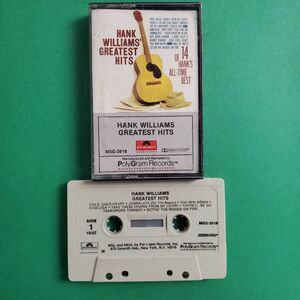 Hank Williams Greatest Hits Cassette Polydor